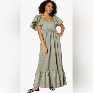 En Saison Olive Maxi Dress